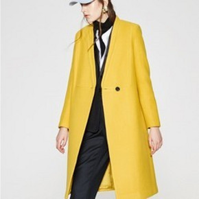 ￥229 19日0点： ME&CITY 533527 女装羊毛混纺大衣