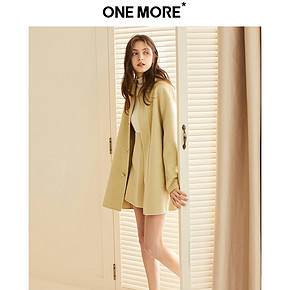 ONE MORE 女士毛呢大衣A字半身短裙 249.9元