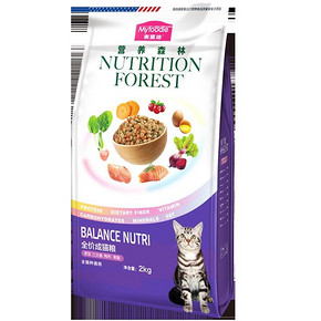MYFOODIE 麦富迪 营养森林 成猫粮 2kg 36.75元