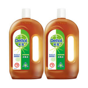 ￥72.92 10点开始、88VIP： Dettol 滴露 衣物消毒液 1.2L*2瓶 *2件