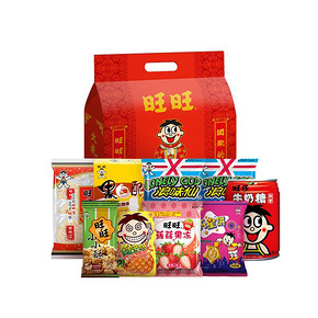 旺旺鼠年礼包年节零食大礼包年货小吃礼盒* 65元