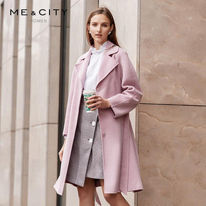 ￥416.7 26日0点： ME&CITY 533598 女士双面羊毛大衣