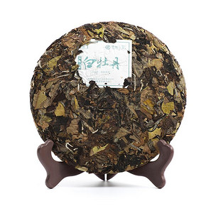 ￥79包邮 中粮中茶 蝴蝶牌福鼎白茶饼白牡丹茶饼FDW5501通用礼盒手提袋330g