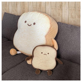 锦鹏 可爱吐司面包公仔 18*18*6cm 小号 19.9元包邮 ￥20