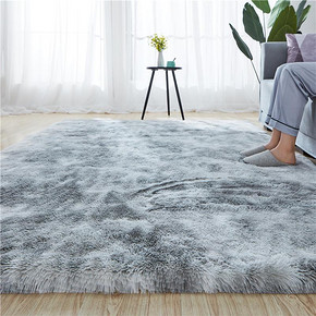 冠研 北欧扎染多色毛绒地毯 40*120cm 6.8元包邮 ￥7