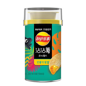 乐事沾沾薯原味薯片与芒着可爱酱40克 *4件 23.8元（合5.95元/件）
