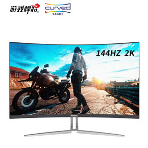 Game Demon 游戏悍将 AK27QC 27英寸 VA显示器 (2K、1800R、144Hz、FreeSync) 1299元包邮 
