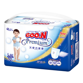 历史低价： GOO.N 大王 天使系列 婴儿拉拉裤 L32片 * 788元包邮