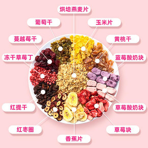 帮太 酸奶水果烘焙燕麦片 400g 14.9元