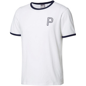 PUMA 彪马 595103 男子官方圆领拼接短袖 59元 ￥59