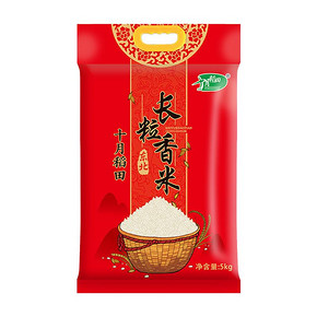 十月稻田 东北长粒香大米 5kg 40.8元