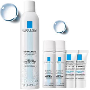 LA ROCHE-POSAY 理肤泉 舒缓调理爽肤水喷雾 300ml（赠喷雾50ml*2+洁面泡沫15ml*2) *2