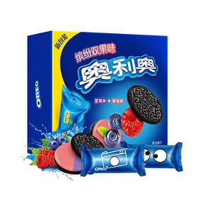 奥利奥 Oreo 缤纷双果味夹心饼干蓝莓味+树莓味 388g *10件 119.5元（合11.95元/件