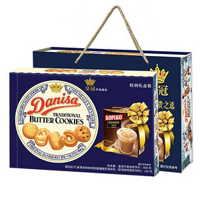 Danisa 皇冠 丹麦曲奇黄油饼干 908g 赠中粮坚果3袋 64元