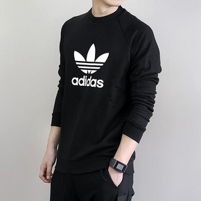 阿迪达斯（adidas） CW1235 男款三叶草休闲套头衫 286元