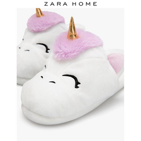￥119 ZARA HOME 13004071001 北欧独角兽儿童拖鞋