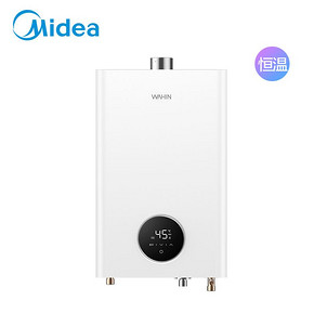 美的出品华凌燃气热水器12升家用天然气液化热水器12升强排即热式 699元