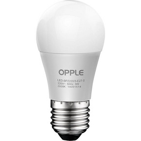OPPLE 欧普照明 LED灯泡 E27螺口 2.5W 白色 1.9元包邮 ￥2