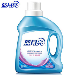 蓝月亮洗衣液家庭装瓶薰衣草1kg瓶装 4袋500g 39.9元