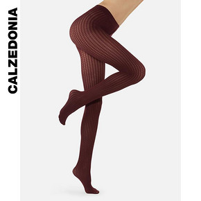 CALZEDONIA女士秋冬新年款整体花纹点缀时尚连裤袜MODC1541 4451 *2件 99元（合49.5