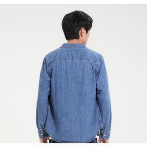 【优惠促销】Lee 19AW蓝色棉长袖牛仔衬衫 到手价399