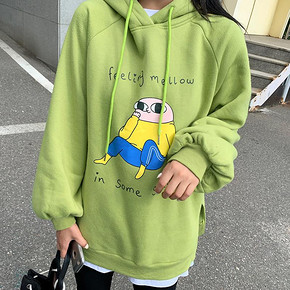 ￥75.5 韩都衣舍 OM80954 女士连帽卫衣
