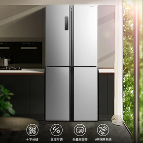 ￥2899 Ronshen容声BCD-426WD12FP426升十字对开冰箱