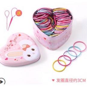 大眼妙妙 儿童皮筋 100根 5.4元包邮