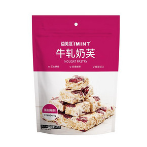 I'MINT 蔓越莓雪花酥 3味可选 100g *4件 26.6元（合6.65元/件）