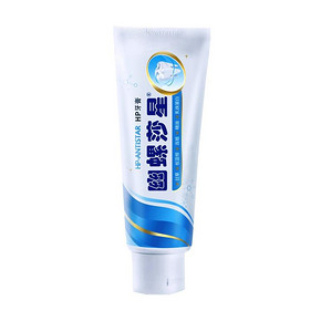 幽螺莎星牙膏正品HP中草药牙膏清新口气幽门螺杆菌牙膏 *2件 49.5元（合24.75