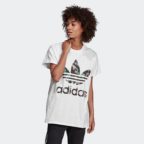 阿迪达斯官网 adidas 三叶草 女装圆领套头短袖T恤FL0027 179元