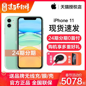 Apple/苹果 iPhone 11 手机4G全网通64G 5078元