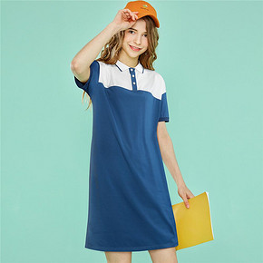 ￥71.9 GIORDANO佐丹奴99467609polo款连衣裙