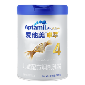 Aptamil 爱他美 卓萃(白金版) 儿童配方调制乳粉 4段 900g 205元包邮 ￥205