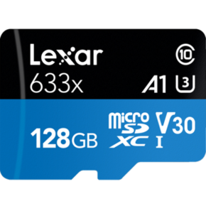 移动端：Lexar 雷克沙 633x MicroSDXC A1 UHS-I U3 TF存储卡 128GB 88元包邮 ￥88