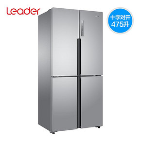 海尔出品Leader/统帅 BCD-475WLDPC十字对开门风冷无霜家用电冰箱 2999元