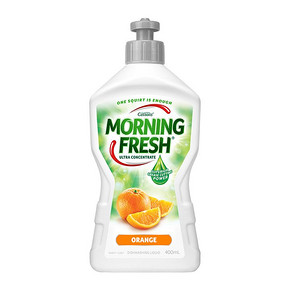 澳洲进口MORNING FRESH超浓缩洗洁精洗碗液橙子味400ml *5件 99元（合19.8元/件）