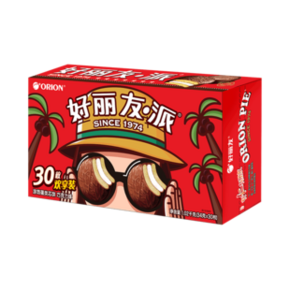 好丽友 巧克力派 30枚*2盒 42.9元 ￥43
