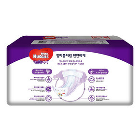 ￥68.4 韩国原装进口HUGGIES/好奇超干爽纸尿裤XL号46片