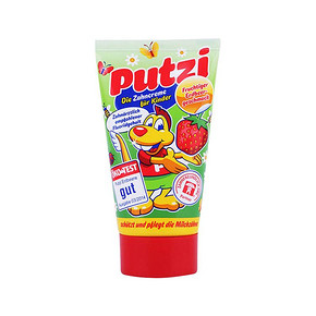 ￥28.21包邮 Putzi 儿童防蛀牙膏 50ml 草莓味*2件
