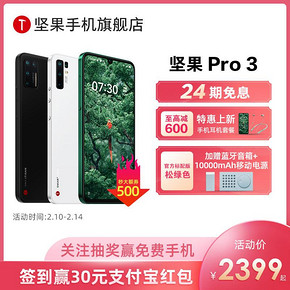 锤子（smartisan）科技 坚果 Pro 3 智能手机 8GB+128GB 2399元