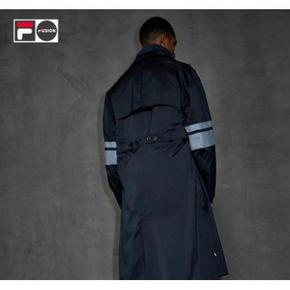 【优惠促销】FILA 2019AW梭织情侣款长款风衣 到手价769