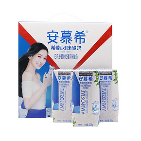 百亿补贴： 安慕希 希腊风味酸奶 原味 205g*12盒 39.9元包邮