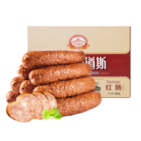 秋林里道斯 哈尔滨红肠 盒装 500g *2件 90元包邮（2件7.5折后） ￥90