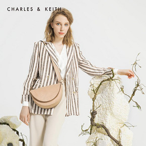 17日0点、再降价： CHARLES&KEITH CK2-80780924 半圆形女士翻盖单肩包 309元