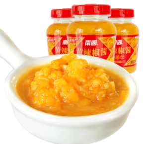 17日0点：南国 黄灯笼辣椒酱 135g*3瓶 *2件 28.8元包邮（限前1小时） ￥29