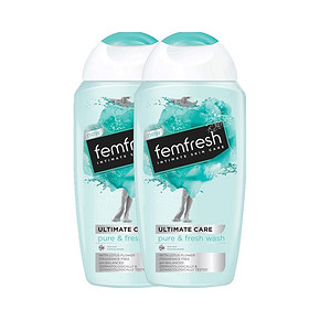 2瓶装 femfresh芳芯清新无味女性私密洗护液250ml 55元