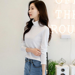 ￥57.4 韩都衣舍 HO01490025 女士高领针织衫*2件