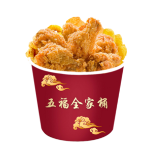 夏星 炸鸡全家桶 5袋 共2.1kg 55元包邮 ￥55