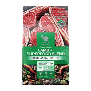 ￥1328.95包邮 Billy+Margot澳 羊肉成犬无谷天然粮狗粮 9.07kg/包
